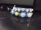 Conjunto Pulseira Macreme Lilás